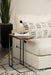 Rudy Snack Table with Power Outlet Gunmetal and Antique Brown - Tony’s Furniture Store & Linen (GA) - Multi Location