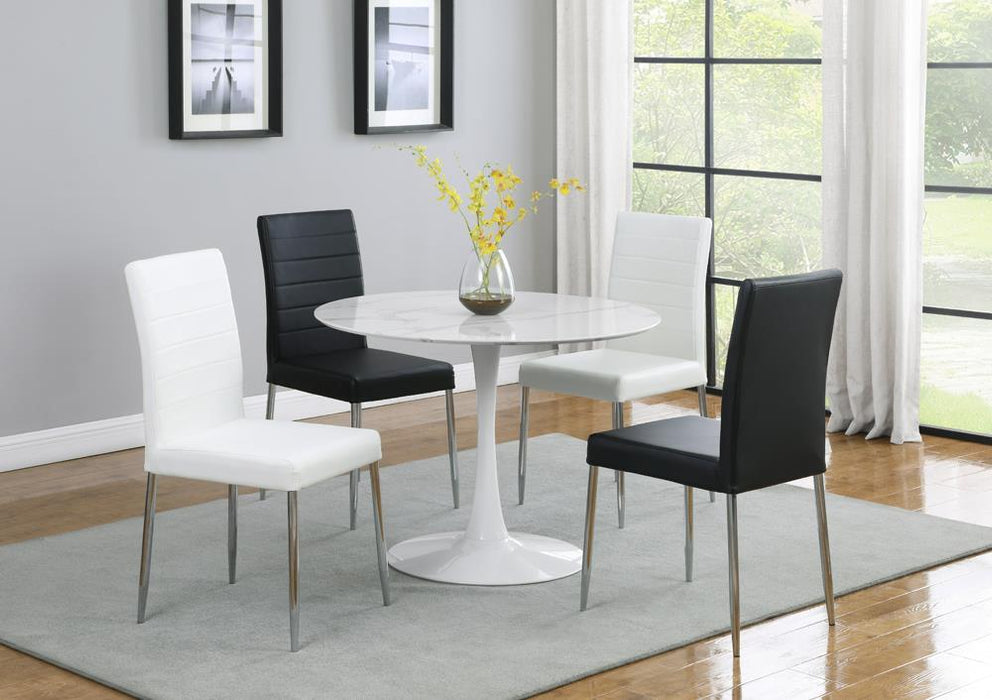 Maston Upholstered Dining Chairs Black (Set of 4) - Tony’s Furniture Store & Linen (GA) - Multi Location