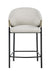 Chadwick Sloped Arm Counter Height Stools Beige and Glossy Black (Set of 2) - Tony’s Furniture Store & Linen (GA) - Multi Location