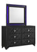 Penelope Rectangular Dresser Mirror Black - Tony’s Furniture Store & Linen (GA) - Multi Location