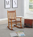 Annie Slat Back Youth Rocking Chair Golden Brown - Tony’s Furniture Store & Linen (GA) - Multi Location