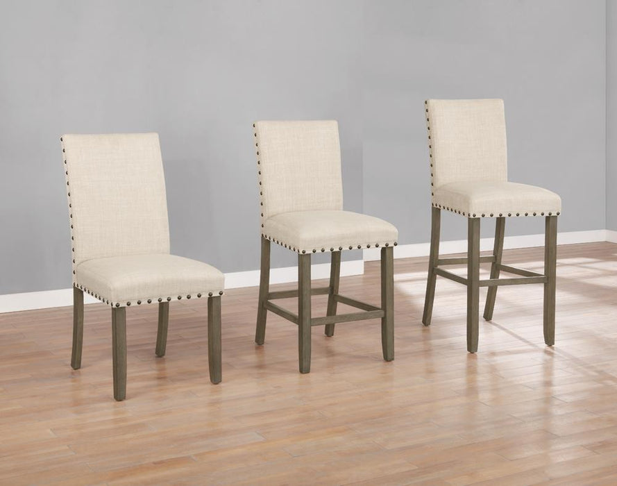 Ralland Upholstered Side Chairs Beige and Rustic Brown (Set of 2) - Tony’s Furniture Store & Linen (GA) - Multi Location