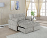 Cotswold Tufted Cushion Sleeper Sofa Bed Light Grey - Tony’s Furniture Store & Linen (GA) - Multi Location