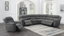 Bahrain 6-piece Upholstered Power Sectional Charcoal - Tony’s Furniture Store & Linen (GA) - Multi Location