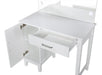 Elijah Vanity Set with LED Lights White and Dark Grey - Tony’s Furniture Store & Linen (GA) - Multi Location