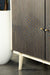Ixora 2-door Accent Cabinet White Washed and Black - Tony’s Furniture Store & Linen (GA) - Multi Location