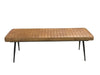 Misty Cushion Side Bench Camel and Black - Tony’s Furniture Store & Linen (GA) - Multi Location