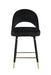 Lindsey Arched Back Upholstered Counter Height Stools Black (Set of 2) - Tony’s Furniture Store & Linen (GA) - Multi Location