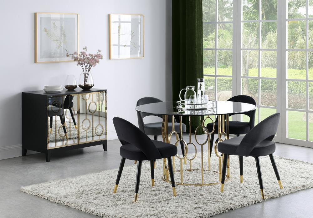 Lindsey Arched Back Upholstered Side Chairs Grey (Set of 2) - Tony’s Furniture Store & Linen (GA) - Multi Location