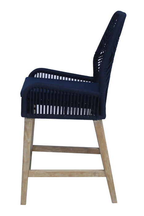 Nakia Woven Rope Back Counter Height Stools (Set of 2) - Tony’s Furniture Store & Linen (GA) - Multi Location