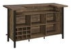 Bellemore Rectangular Storage Bar Unit Rustic Oak - Tony’s Furniture Store & Linen (GA) - Multi Location