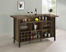 Bellemore Rectangular Storage Bar Unit Rustic Oak - Tony’s Furniture Store & Linen (GA) - Multi Location
