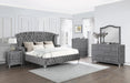 Deanna Queen Tufted Upholstered Bed Grey - Tony’s Furniture Store & Linen (GA) - Multi Location