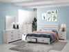 Brantford Eastern King Panel Bed Coastal White - Tony’s Furniture Store & Linen (GA) - Multi Location