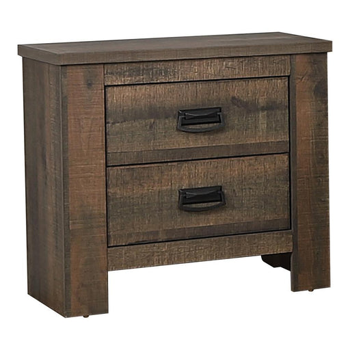 Frederick 2-drawer Nightstand Weathered Oak - Tony’s Furniture Store & Linen (GA) - Multi Location