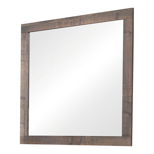 Frederick Square Dresser Mirror Weathered Oak - Tony’s Furniture Store & Linen (GA) - Multi Location