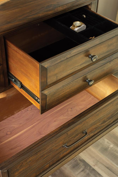 Avenue 8-drawer Chest Weathered Burnished Brown - Tony’s Furniture Store & Linen (GA) - Multi Location