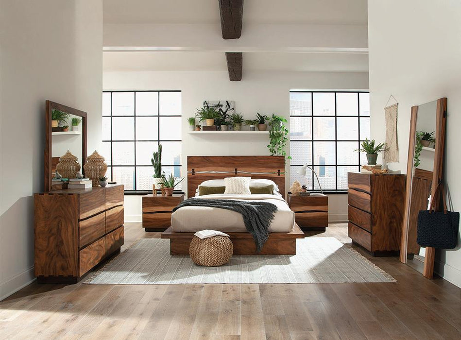 Winslow Queen Bed Smokey Walnut and Coffee Bean - Tony’s Furniture Store & Linen (GA) - Multi Location