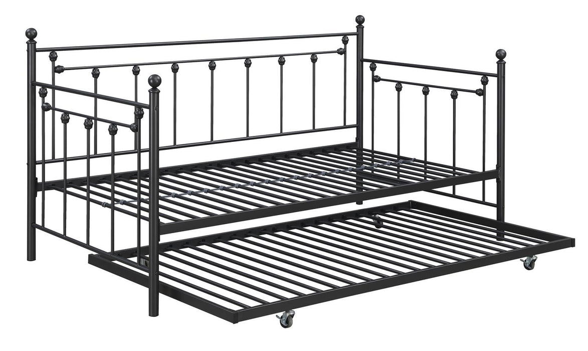 Nocus Spindle Metal Twin Daybed with Trundle - Tony’s Furniture Store & Linen (GA) - Multi Location