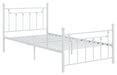 Canon Full Metal Slatted Headboard Platform Bed - White - Tony’s Furniture Store & Linen (GA) - Multi Location
