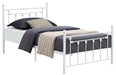 Canon Full Metal Slatted Headboard Platform Bed - White - Tony’s Furniture Store & Linen (GA) - Multi Location