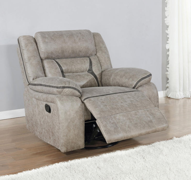 Greer Upholstered Tufted Back Glider Recliner - Tony’s Furniture Store & Linen (GA) - Multi Location