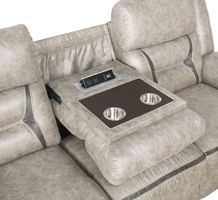 Greer Upholstered Tufted Back Motion Sofa - Tony’s Furniture Store & Linen (GA) - Multi Location