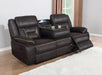 Greer Upholstered Tufted Back Motion Sofa - Tony’s Furniture Store & Linen (GA) - Multi Location