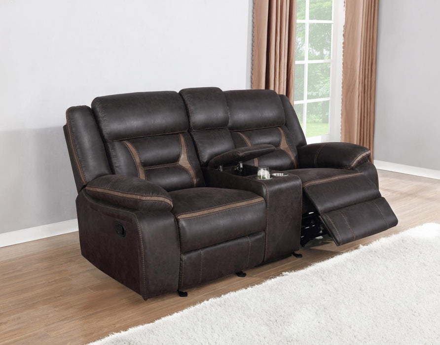 Greer Upholstered Tufted Back Glider Loveseat - Tony’s Furniture Store & Linen (GA) - Multi Location