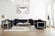 Luna Square End Table White and Chrome - Tony’s Furniture Store & Linen (GA) - Multi Location