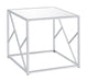 Provins 3-piece Occasional Table Set Clear Mirror and Chrome - Tony’s Furniture Store & Linen (GA) - Multi Location
