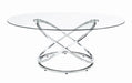 Warren 3-piece Occasional Set Chrome and Clear - Tony’s Furniture Store & Linen (GA) - Multi Location