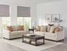 Christine Upholstered Cushion Back Loveseat Beige - Tony’s Furniture Store & Linen (GA) - Multi Location