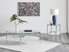 Cadee Round Glass Top End Table Clear and Chrome - Tony’s Furniture Store & Linen (GA) - Multi Location