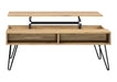 Fanning Lift Top Storage Coffee Table Golden Oak and Black - Tony’s Furniture Store & Linen (GA) - Multi Location