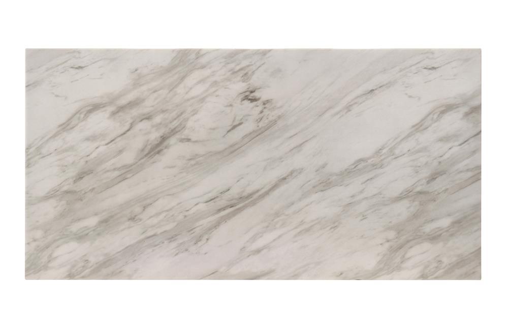 Bates Faux Marble 3-piece Occasional Table Set White and Black - Tony’s Furniture Store & Linen (GA) - Multi Location