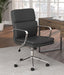 Ximena Standard Back Upholstered Office Chair Black - Tony’s Furniture Store & Linen (GA) - Multi Location