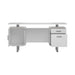Lawtey Floating Top Office Desk White Gloss - Tony’s Furniture Store & Linen (GA) - Multi Location