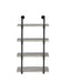 Elmcrest 24-inch Wall Shelf Black and Grey Driftwood - Tony’s Furniture Store & Linen (GA) - Multi Location