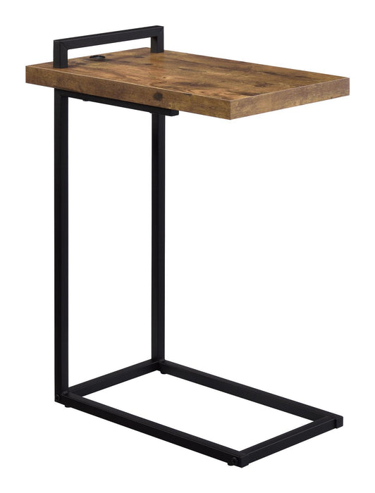 Maxwell C-shaped Accent Table with USB Charging Port - Tony’s Furniture Store & Linen (GA) - Multi Location