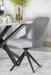 Paulita Upholstered Swivel Side Chairs (Set of 2) Grey and Gunmetal - Tony’s Furniture Store & Linen (GA) - Multi Location