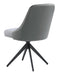 Paulita Upholstered Swivel Side Chairs (Set of 2) Grey and Gunmetal - Tony’s Furniture Store & Linen (GA) - Multi Location