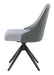 Paulita Upholstered Swivel Side Chairs (Set of 2) Grey and Gunmetal - Tony’s Furniture Store & Linen (GA) - Multi Location