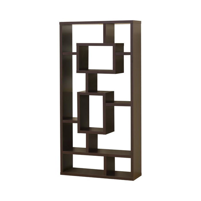 Corey 71-inch 8-shelf Bookcase Cappuccino - Tony’s Furniture Store & Linen (GA) - Multi Location