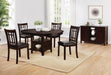Lavon Padded Dining Side Chairs Espresso and Black (Set of 2) - Tony’s Furniture Store & Linen (GA) - Multi Location