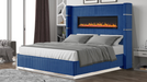 Fireplace Bed W/ Bluetooth Speakers - Tony’s Furniture Store & Linen (GA) - Multi Location