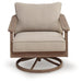 Harmony Headlands Outdoor Swivel Lounge with Cushion - Tony’s Furniture Store & Linen (GA) - Multi Location