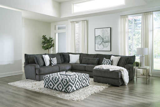 Tweed Gunmental 3PC Sectional - Tony’s Furniture Store & Linen (GA) - Multi Location