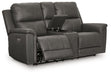 Bleckley Power Reclining Loveseat with Console - Tony’s Furniture Store & Linen (GA) - Multi Location