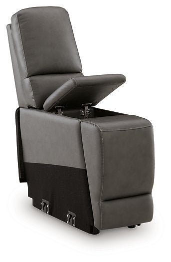 5Z - Pittson Power Reclining Sectional Loveseat with Console - Tony’s Furniture Store & Linen (GA) - Multi Location